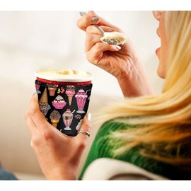 Mugzie - Ice Cream - Pint Sized - Deluxe Thick Neoprene Cozy Sleeve Cover Insulator - Ice Cream - Image by Dan Morris
