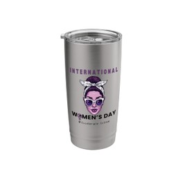 Accelerate Action International Women's Day 2025 For Women Stainless Steel Insulated Tumbler