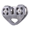 TRIWONDER Climbing Pulley Double Zip Line Pulley Aluminum Alloy for