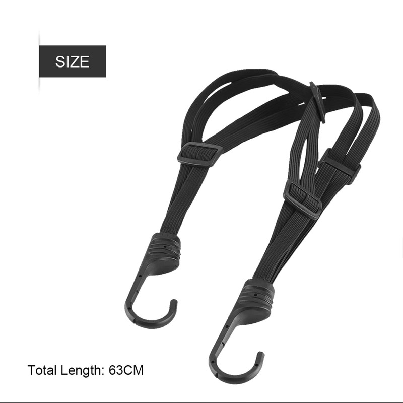 POCREATION Cuerda Elástica para Casco de Motocicleta, Correa de Cuerda