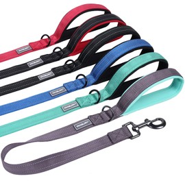 VIVAGLORY Short Dog Lead 24" Grey