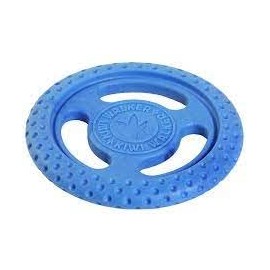 KIWI WALKER Dog Toy TPR Frisbee for Dogs and Puppies Blue