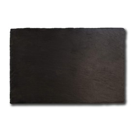 Slate Board for Hanging, Slate Board for Writing on with Chalk, Approx. 20 x 30 cm, Bell Sign, Door Sign, Natural Chalkboard, Memo Board (without Cord)