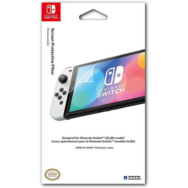 HORI Screen Protective Filter (OLED Model) - Officially Licensed - Nintendo Switch