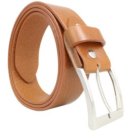 BELTINGER Gürtel aus Vollrindleder 3,5 cm | Jeans-Gürtel für Damen Herren 35mm | Chino-Gürtel Anzuggürtel mit Edelstahl-Gürtelschnalle | Schwarz 115cm
