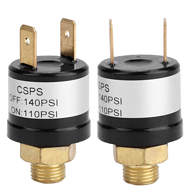 Air Horn Pressure Switch Adjustable,110-140PSI Car Air Tank Pressure Control