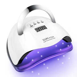Lampara UV para Uñas, Lampara de Uñas 220W, Últimos Lampara para Uñas Gelish con Temporizadores, Sensor Automático, para Uñas de Gelish y Semipermanentes en Hogar y Salón