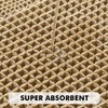 MIULEE Set of 2 Waffle Bathroom Rugs, Boho Bath Rug