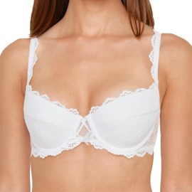 Susa Women's Everyday Bra, 7667, White (003), 34A (Manufacturer size: 75A)