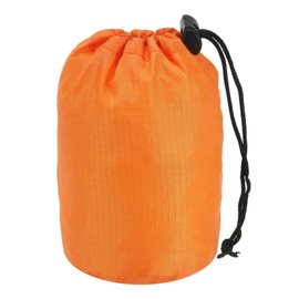 YELARXI Stuff Sack, Nylon Waterproof Storage Sacks Portable Drawstring Dry Stuff Bag Gear Organization with Toggle, 3x5Inch Fit for Backpacking Camping Traveling Hiking(Orange)