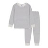 Petit Bateau Boys Pyjamas, White Marshmallow / Blue Tuxedo