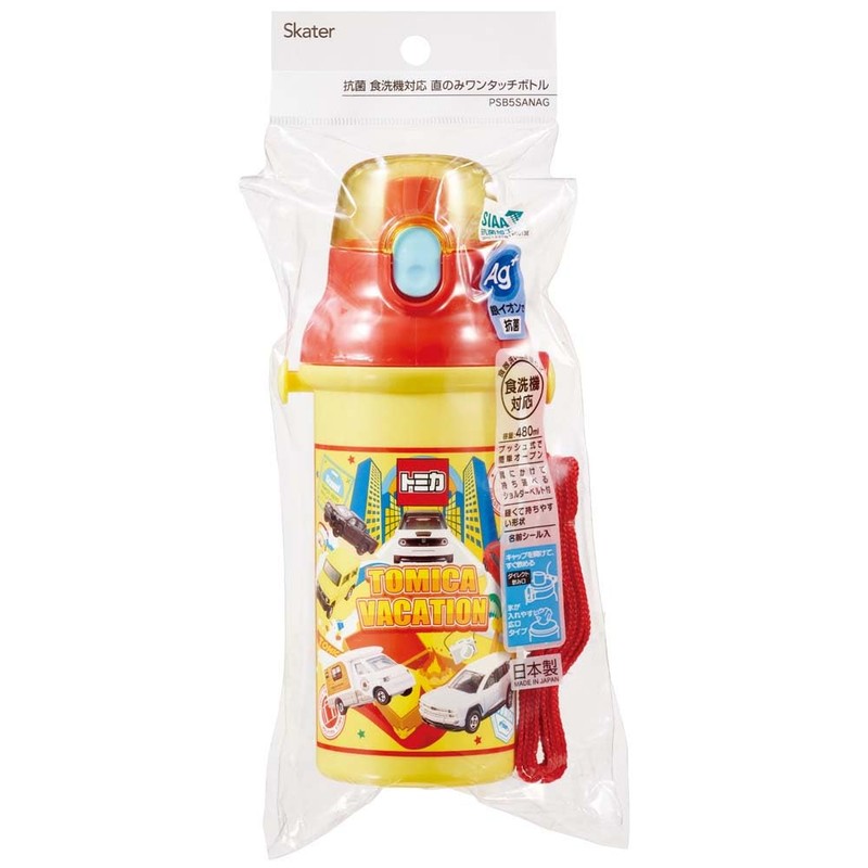 Skater PSB5SANAG-A Tomica 24 Water Bottle, 16.2 fl oz (480