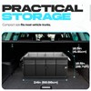 FORTEM Car Trunk Organizer, Collapsible Multi Compartment SUV Organizer, Foldable
