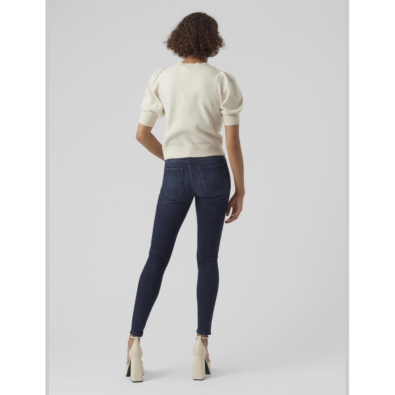 VERO MODA Women's Vmdoffy 2/4 O-Neck Pullover Ga Noos, Birch