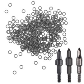 YLS O-Rings 1/4 Inch for Broadhead Replacement Rubber Bands Hunting Shooting Target 100pcs