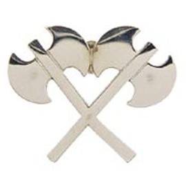 Crossed Battle Axe's Pin 1"