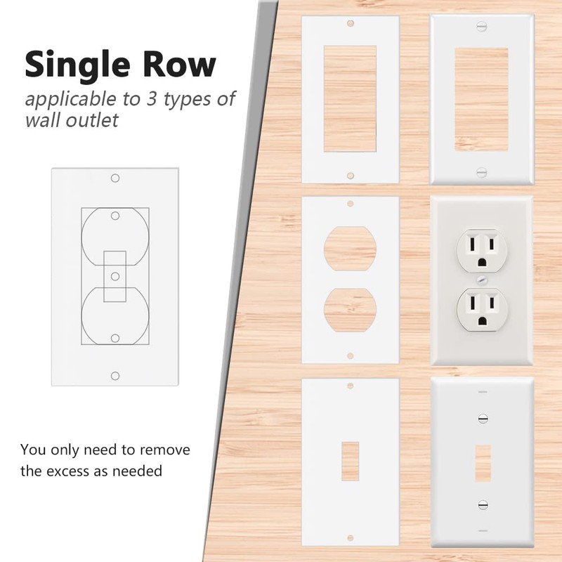 Wall Electric Outlets Insulation Gaskets - 60pcs Set Energy Efficiency