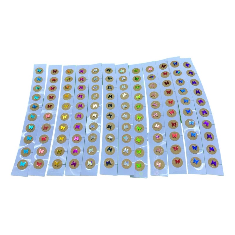 Productos comerciales Balines Con Parche Auriculoterapia 100 Piezas Con Figuras