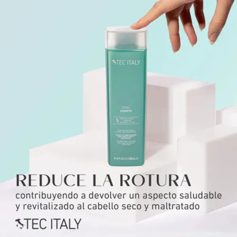 Shampoo Acondicionador Totale Tec Italy Cabello Seco Y Dañado 300ml