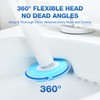 Disposable Toilet Brush System with 27 Refills, Toilet Wand Set