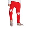 Cat & Jack Baby and Toddler Red Leggings with Heart