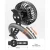 A2C Rechargeable Fan for Peloton Bike & Exercise Bike -