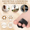 Pack of 2 Black Hammer Toe Splint with Aluminium Plates,
