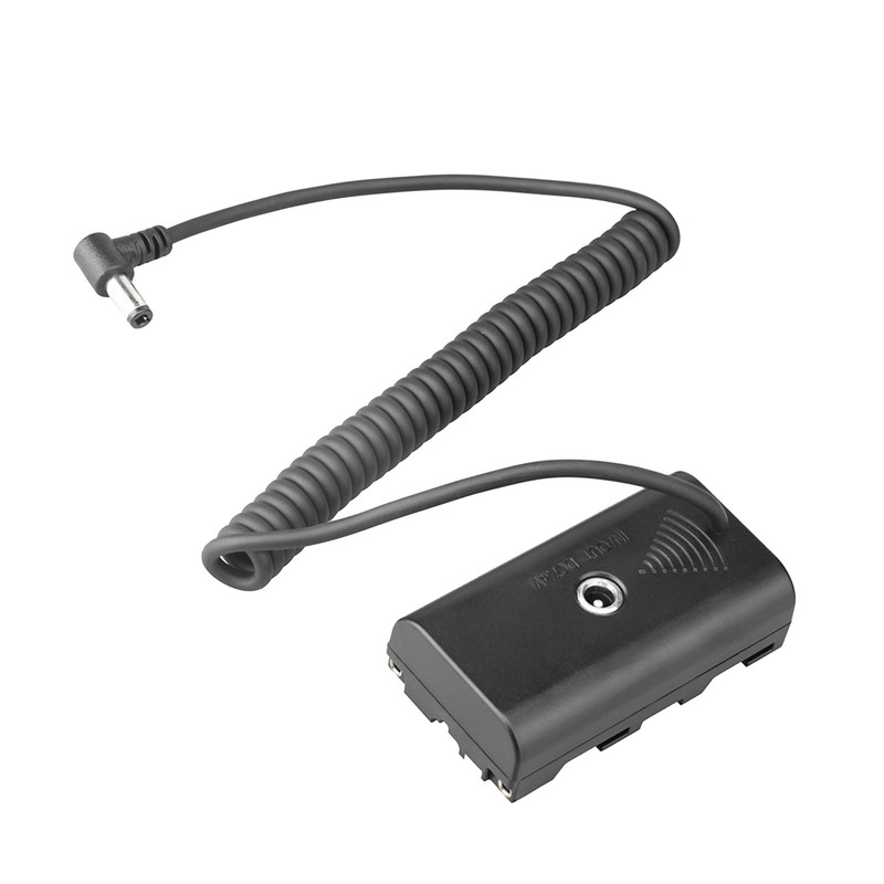 NP F550 Dummy Battery ABS Coiled Cable Dummy Battery Power