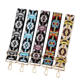 LOHGOU - Correa de repuesto para bolso de mano, ajustable, correa ancha para el hombro, Azul/claro, Talla unica