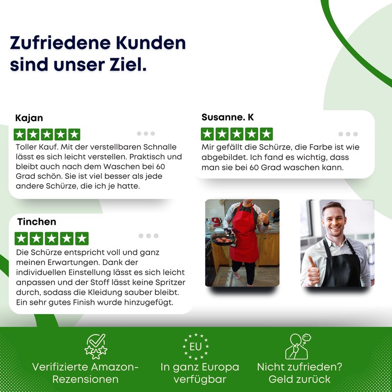Viamart® - Professional Kitchen Apron - Cooking Apron - BBQ