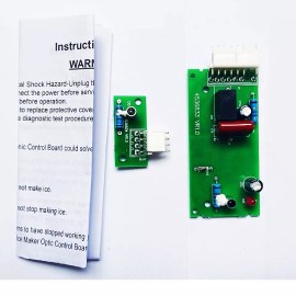 Whirlpool, Kenmore, Maytag, Kitchen Aid, Jenn Air 4389102 Refrigerator Ice Maker Sensor Control Board Kit for W10757851 W10193666