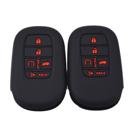 Silicone Keyless Key Fob Cover Protector for Honda Civic Accord CR-V HR-V V Pilot SI EX EX-L Touring 2022 to 2025 5 Buttons Remote