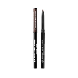 Ruby Kisses Auto Lip Liner Pencil (Dark Brown 3 Pack), Long Lasting & Non-Fading, Smooth Application, Non-Feathering with Rich Pigmented Color, No Sharpener Needed, Ideal for Full Lips Look