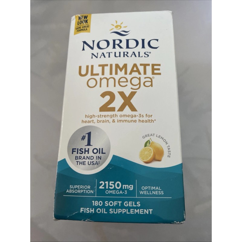 Nordic Naturals Omega-3 Softgel Capsule - 180 Count
