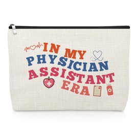 Physician Assistant Makeup Bag PA Gifts for Women Thank You Gifts for Coworkers Nurse Physician Assistant Cosmetic Bag Present for PA Medical Student Christmas Graduation Nursing Presents Travel Pouch
