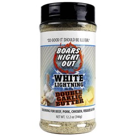 Boars Night Out White Lightning with Double Garlic Butter