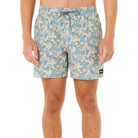 Rip Curl Men's Standard 16" Fun Times Volley Boardshorts, Swim Trunk with Pockets, Bluestone