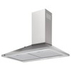 30 Inch Range Hood Wall Mount with Ducted/Ductless Conversion, Aluminum