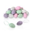 Festicy 24 Colourful Easter Eggs for Hanging, 6 Eggs per