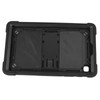Tablet Case Black Silicone Precise Cutouts Shock Absorbent Stable Kickstand