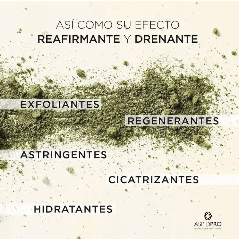 🔥 Mascarilla de arcilla y fango marino 300g aspidpro tipo