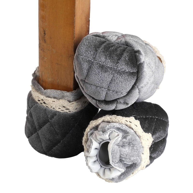 WarmHut Chair Leg Floor Protectors Caps 16pcs Table Furniture Leg
