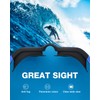 ZIONOR Optical Swimming Goggles G1 Leakproof (A1 Black Blue -200)