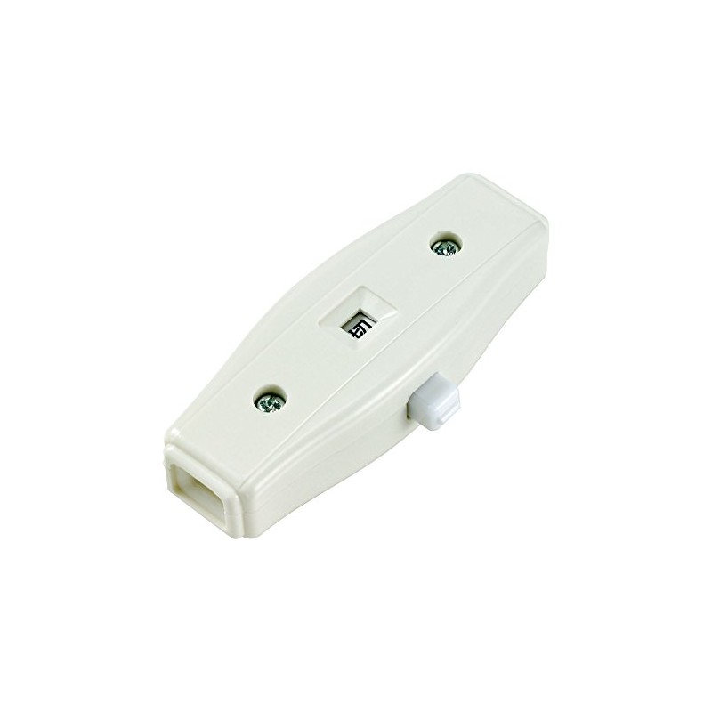 ELPA Cord Switch 7A 250V for Bagging Cord A-68H(W)