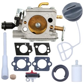 HAISHINE Carburetor Fuel Filter Line Gasket Kit for Husqvarna 395 395XP Chainsaw 503280410 Walbro Carb WJ115 Type
