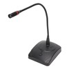 Gooseneck Microphone Desktop 6.35mm Cable Gooseneck Microphone with Light for