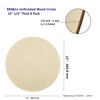 [Upgraded] RM&Co 1/4" Thick 8 Pack 12 Inch Large Wood