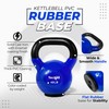 Yes4All Kettlebells Weights Cast Iron Rubber Base For Home Gym