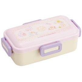 Skater PFLB6AG Lunch Box, 18.9 fl oz (530 ml), Antibacterial, Fluffy, Dome-Shaped Lid, For Women, Made in Japan, Sumikko Gurashi Omajinai