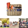 PWPAM Camping Tableware Storage Bag Picnic Cutlery Organizer Bag Cooking